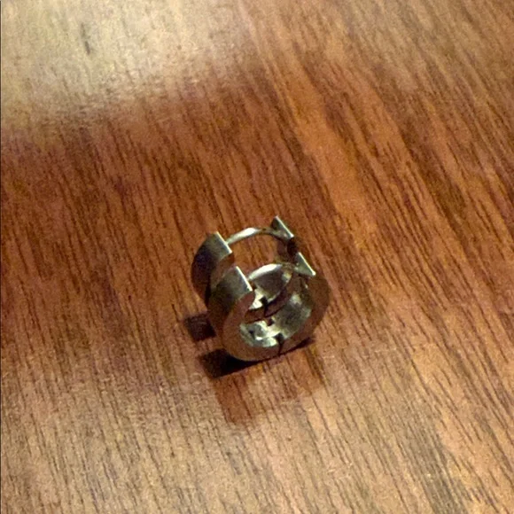 Minimalist Stainless Steel Huggie Hoop Earrings - Picture 2 of 4